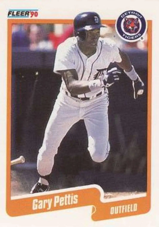 1990 Fleer #612 Gary Pettis NM-MT Detroit Tigers Baseball Card