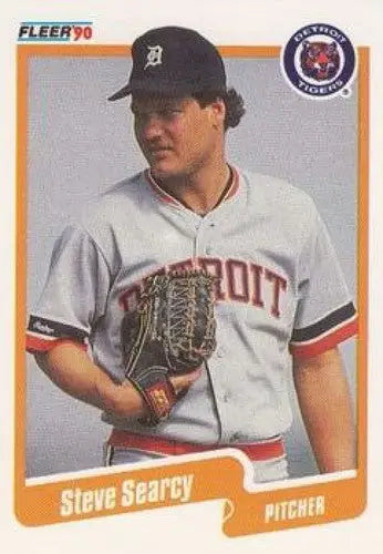 1990 Fleer #615 Steve Searcy NM-MT Tigers - Baseball Card Single