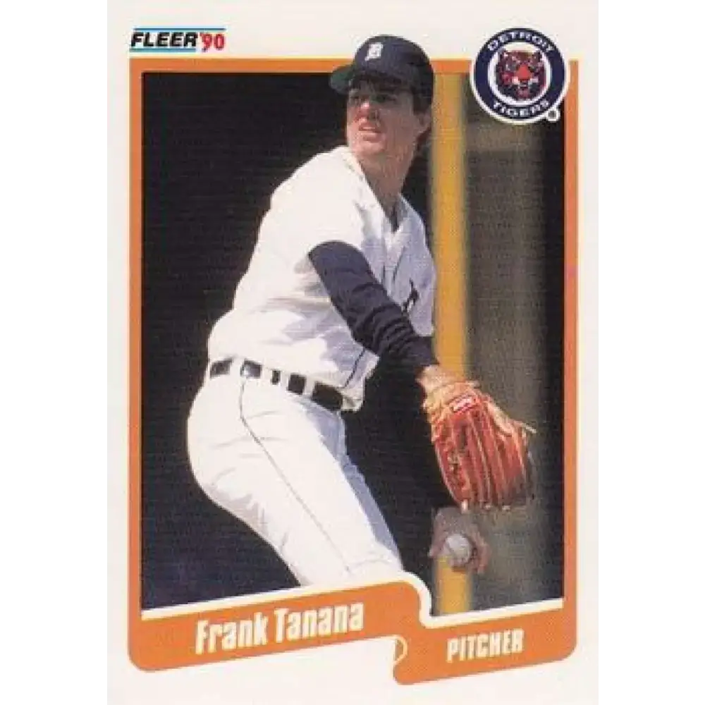 1990 Fleer #616 Frank Tanana NM-MT Detroit Tigers Baseball Card - Baseball Card Single