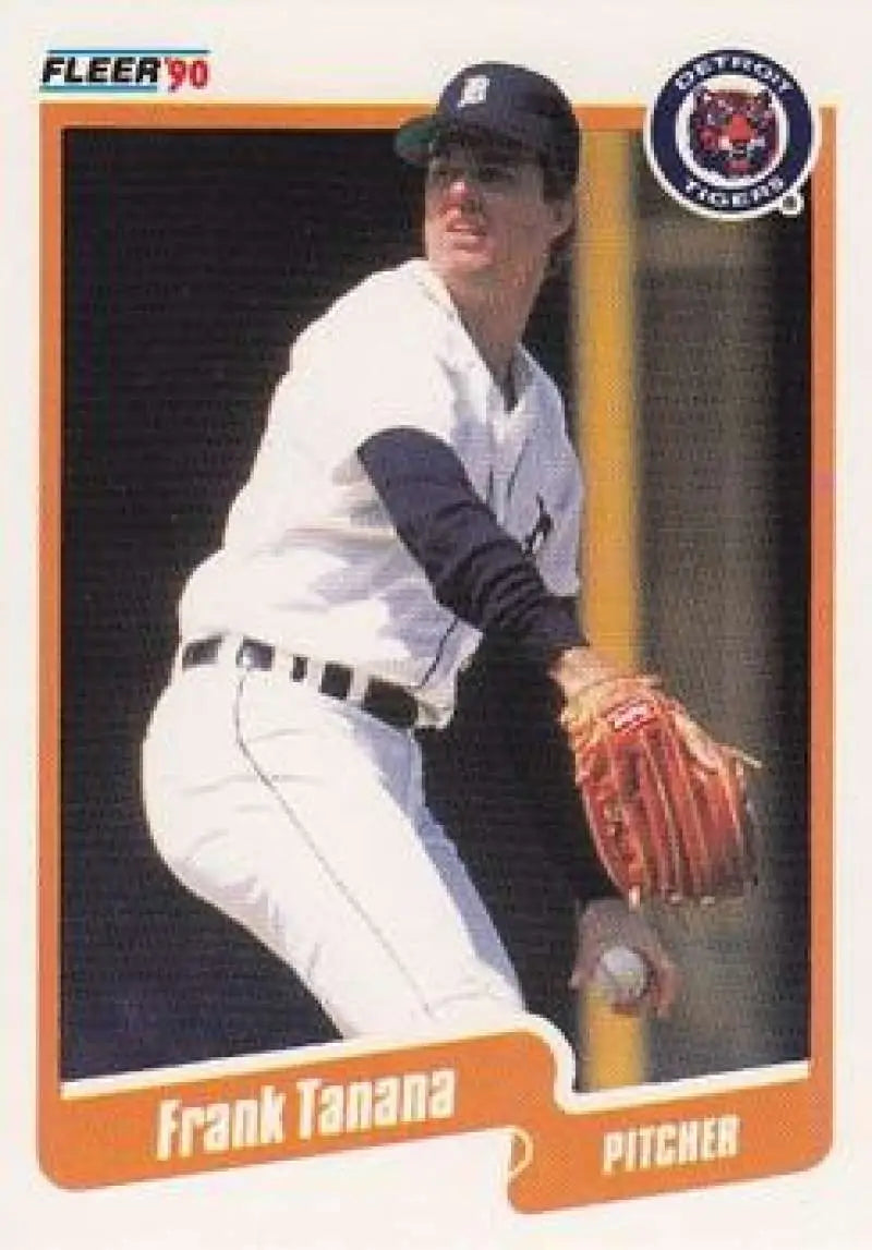 1990 Fleer #616 Frank Tanana NM-MT Detroit Tigers Baseball Card - Baseball Card Single