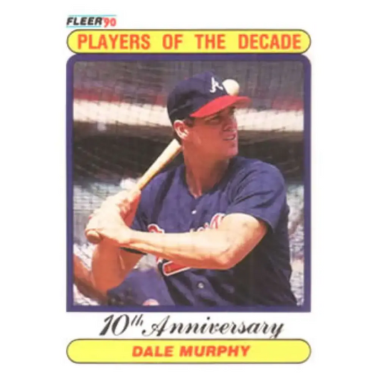 1990 Fleer #623 Dale Murphy 1982 NM-MT Atlanta Braves Baseball Card - Baseball Card Single