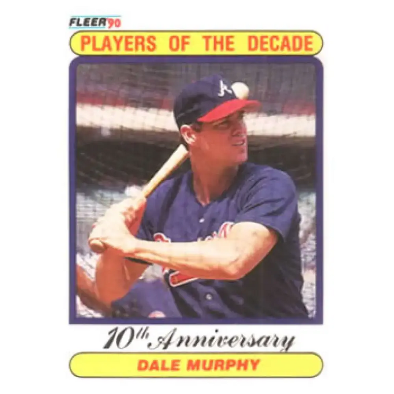 1990 Fleer #623 Dale Murphy 1982 NM-MT Atlanta Braves Baseball Card - Baseball Card Single