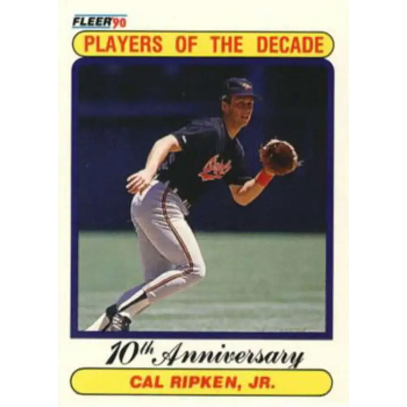 1990 Fleer #624 Cal Ripken Jr. 1983 COR NM-MT Baltimore Orioles Baseball Card - Baseball Card Single