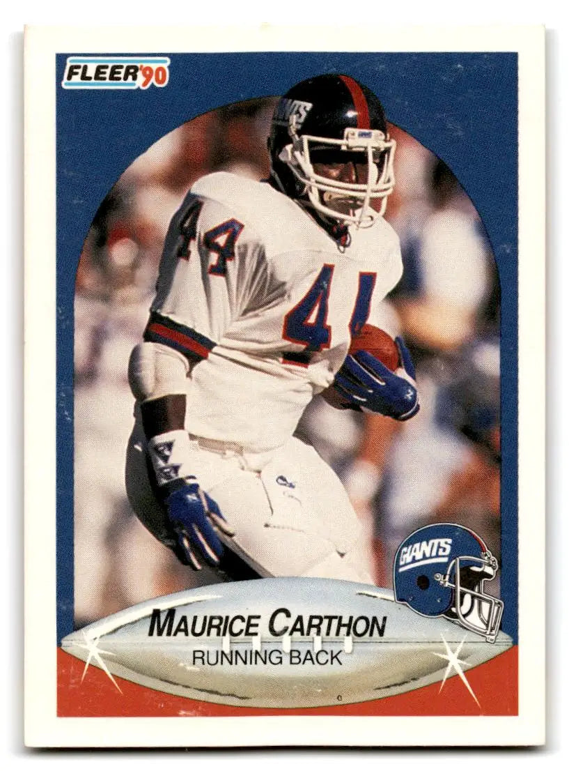 1990 Fleer #65 Maurice Carthon - Football Card Single