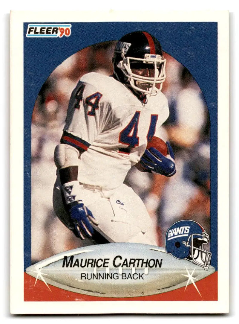 1990 Fleer #65 Maurice Carthon - Football Card Single