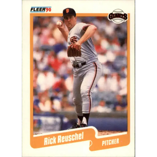 1990 Fleer #68 Rick Reuschel NM-MT San Francisco Giants Baseball Card - Baseball Card Single