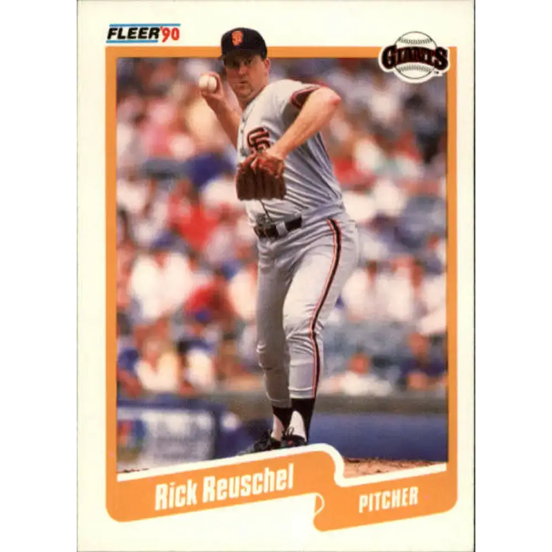 1990 Fleer #68 Rick Reuschel NM-MT San Francisco Giants Baseball Card - Baseball Card Single