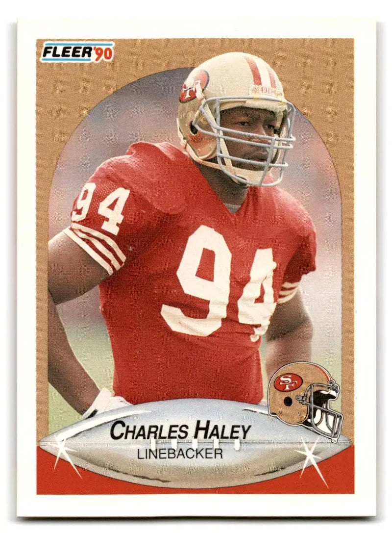 1990 Fleer #7 Charles Haley - Football Card Single