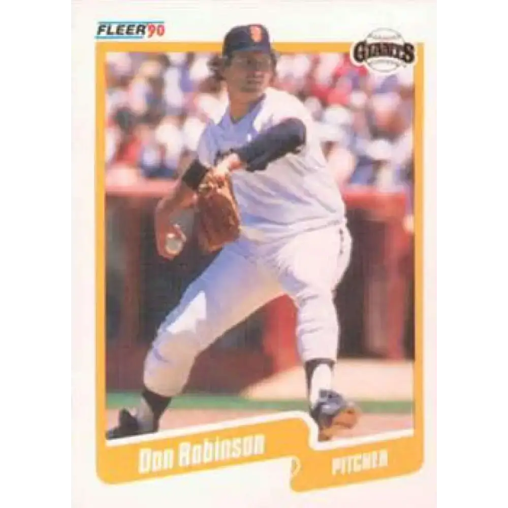 1990 Fleer #70 Don Robinson NM-MT San Francisco Giants Baseball Card - Baseball Card Single