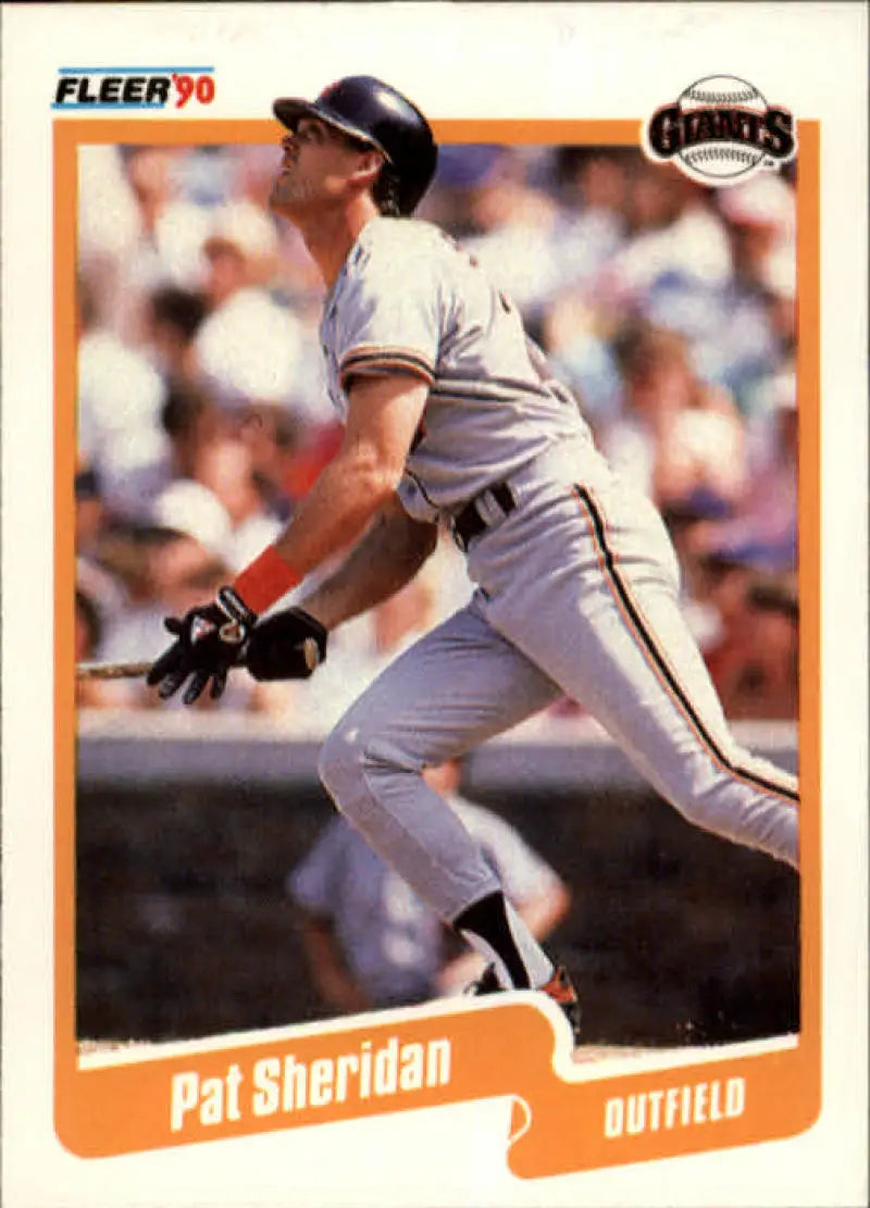 1990 Fleer #71 Pat Sheridan NM-MT San Francisco Giants Baseball Card - Baseball Card Single