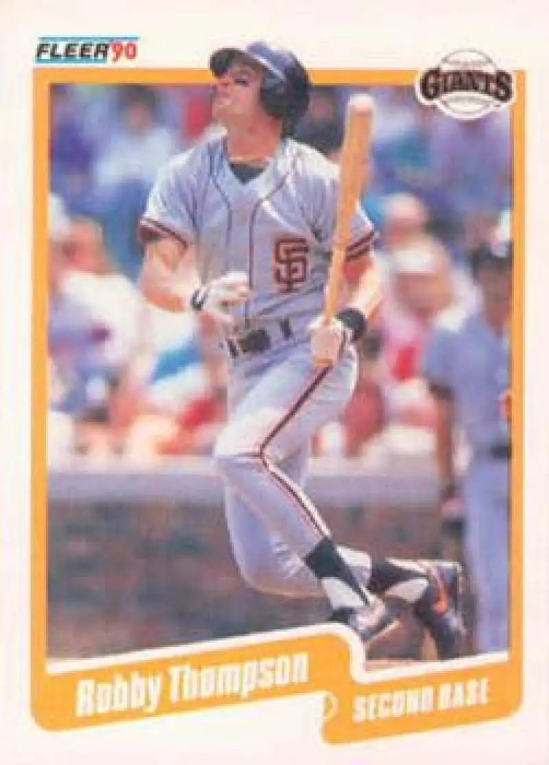 1990 Fleer #73 Robby Thompson NM-MT San Francisco Giants Baseball Card