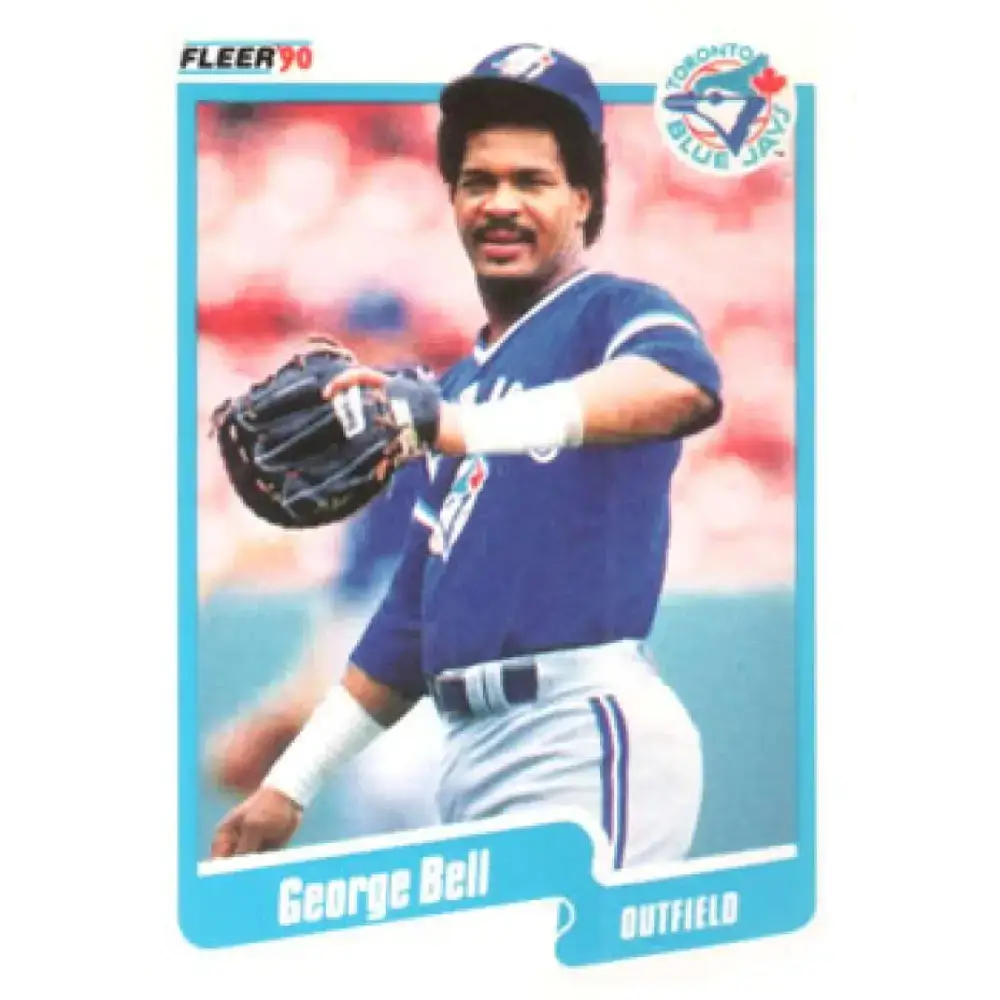 1990 Fleer #76 George Bell NM-MT Toronto Blue Jays Baseball Card - Baseball Card Single