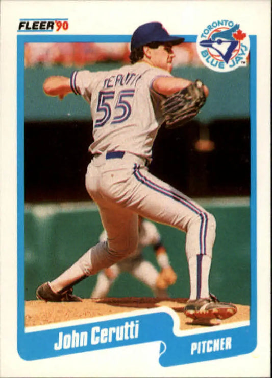 1990 Fleer #78 John Cerutti NM-MT Toronto Blue Jays Baseball Card - Baseball Card Single