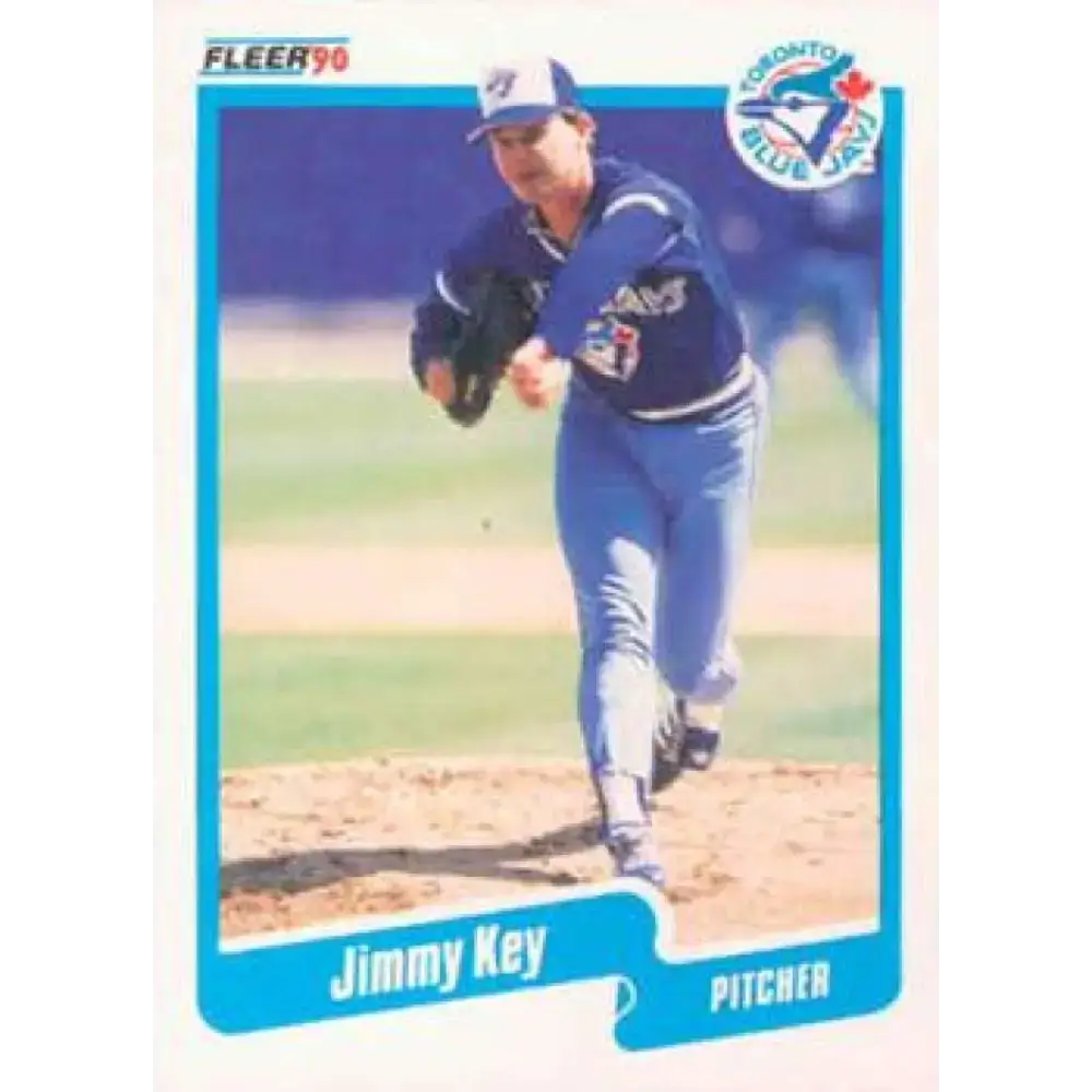 1990 Fleer #85 Jimmy Key NM-MT Toronto Blue Jays Baseball Card - Baseball Card Single
