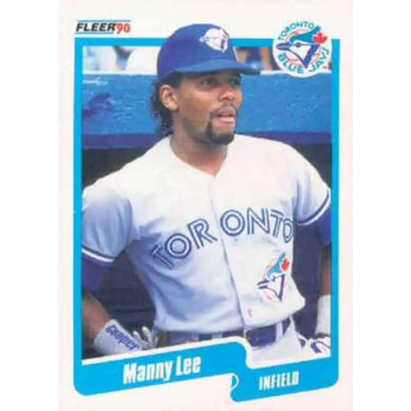 1990 Fleer #86 Manuel Lee NM-MT Toronto Blue Jays Baseball Card - Baseball Card Single