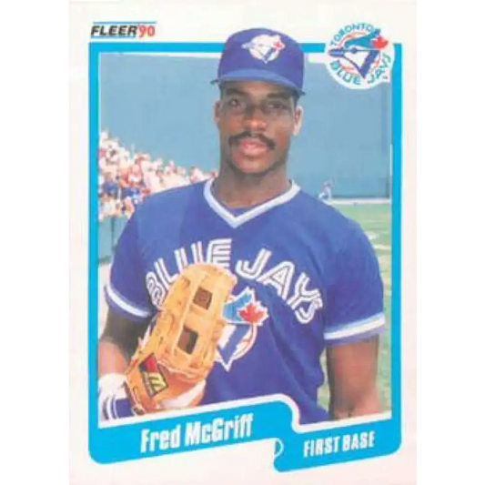1990 Fleer #89 Fred McGriff NM-MT Toronto Blue Jays Baseball Card - Baseball Card Single