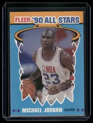 1990 Fleer ’90 All-Stars Michael Jordan #5 of 12 Basketball