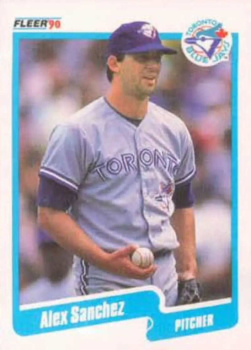 1990 Fleer #92 Alex Sanchez NM-MT Toronto Blue Jays Baseball Card - Baseball Card Single