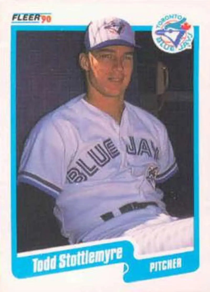1990 Fleer #94 Todd Stottlemyre NM-MT Toronto Blue Jays Baseball Card - Baseball Card Single