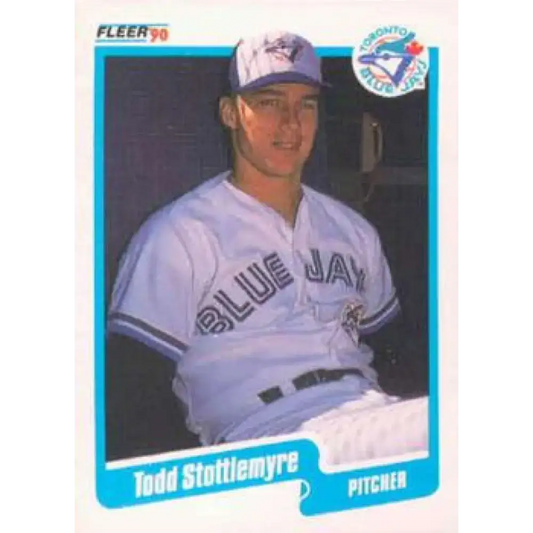1990 Fleer #94 Todd Stottlemyre NM-MT Toronto Blue Jays Baseball Card - Baseball Card Single