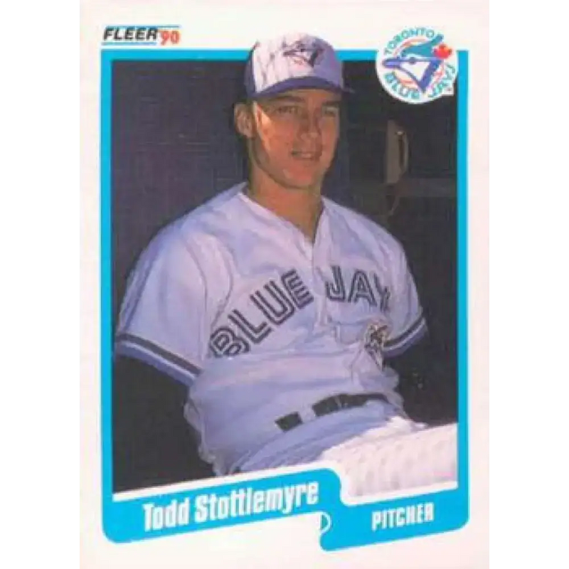 1990 Fleer #94 Todd Stottlemyre NM-MT Toronto Blue Jays Baseball Card - Baseball Card Single