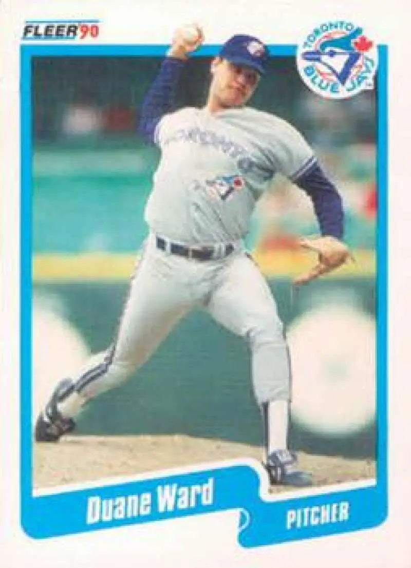 1990 Fleer #95 Duane Ward NM-MT Toronto Blue Jays Baseball Card - Baseball Card Single