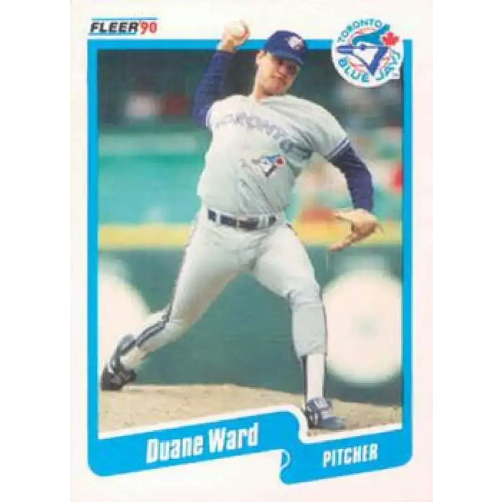 1990 Fleer #95 Duane Ward UER NM-MT Toronto Blue Jays Baseball Card - Baseball Card Single