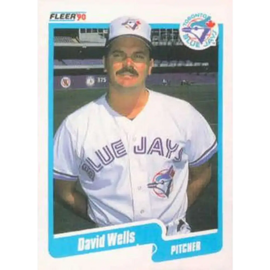 1990 Fleer #96 David Wells NM-MT Toronto Blue Jays Baseball Card - Baseball Card Single