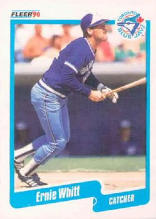 1990 Fleer #97 Ernie Whitt NM-MT Toronto Blue Jays Baseball Card - Baseball Card Single