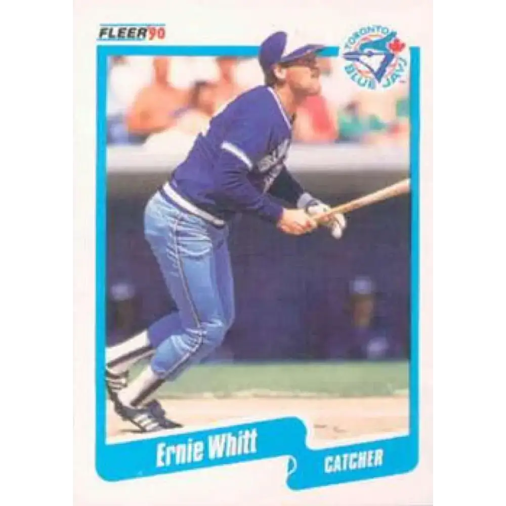 1990 Fleer #97 Ernie Whitt NM-MT Toronto Blue Jays Baseball Card - Baseball Card Single