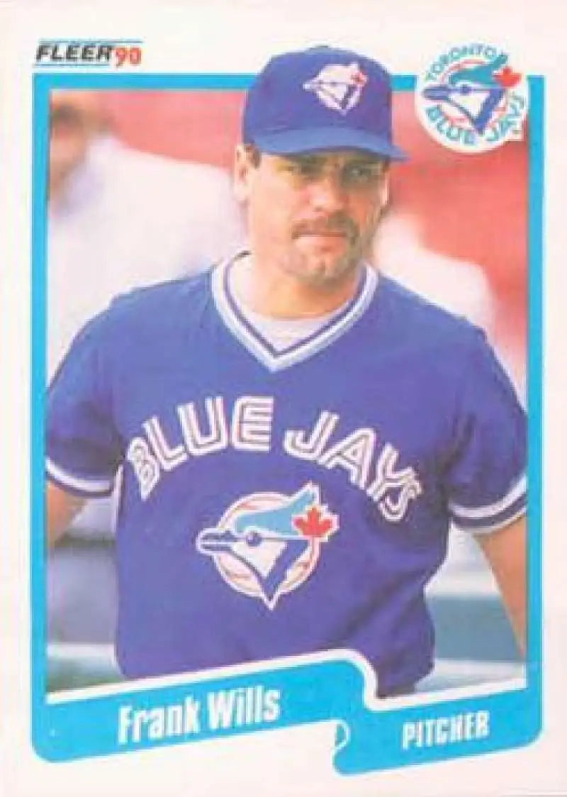 1990 Fleer #98 Frank Wills NM-MT Toronto Blue Jays Baseball Card