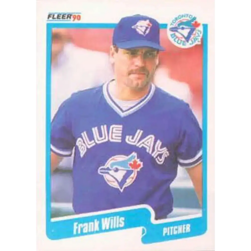 1990 Fleer #98 Frank Wills NM-MT Toronto Blue Jays Baseball Card - Baseball Card Single