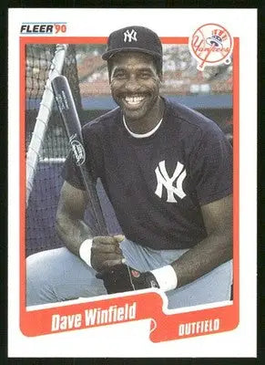 1990 Fleer Dave Winfield #458 Baseball - Baseball Card Single