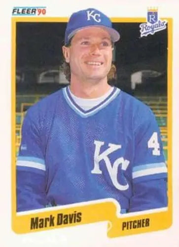 1990 Fleer Update #U-101 Mark Davis NM-MT Royals - Baseball Card Single
