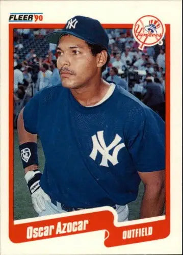 1990 Fleer Update #U-111 Oscar Azocar NM-MT RC Rookie Yankees ID:12553 - Baseball Card Single