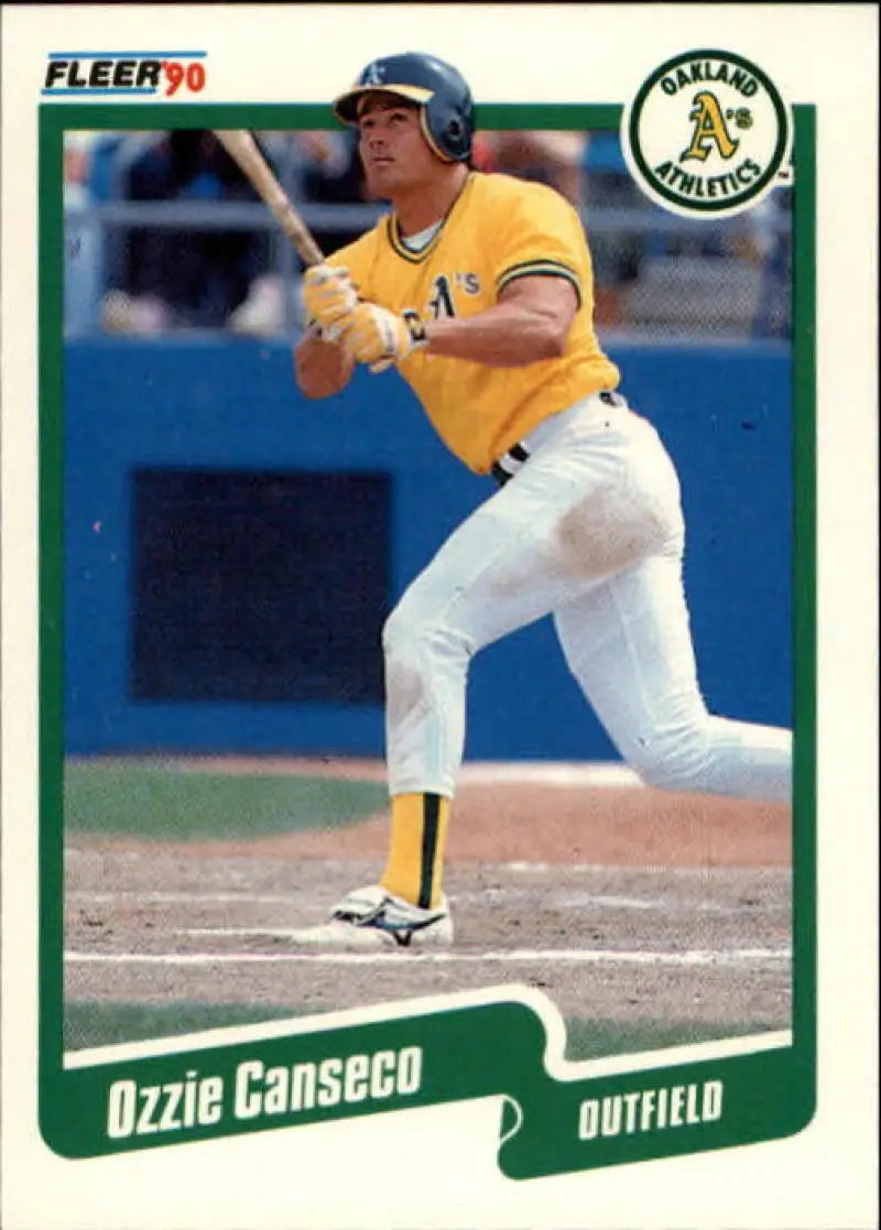 1990 Fleer Update #U-117 Ozzie Canseco NM-MT Oakland Athletics Baseball Card - Baseball Card Single
