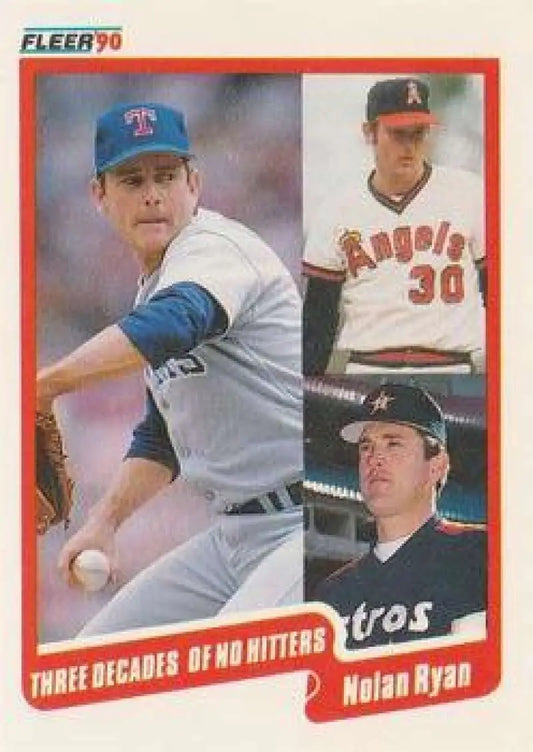 1990 Fleer Update #U-131 Nolan Ryan NM-MT Texas Rangers/California Angels/Houston Astros Baseball Card - Baseball Card