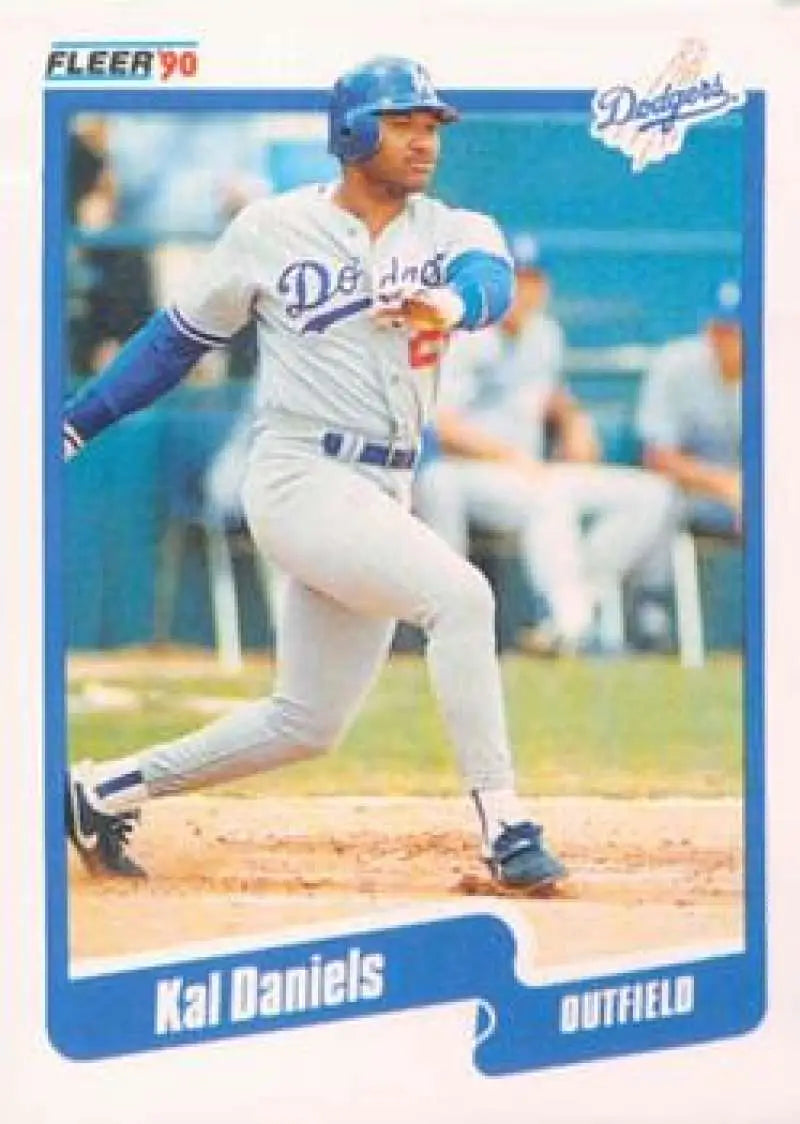 1990 Fleer Update #U-20 Kal Daniels NM-MT Los Angeles Dodgers Baseball Card - Baseball Card Single