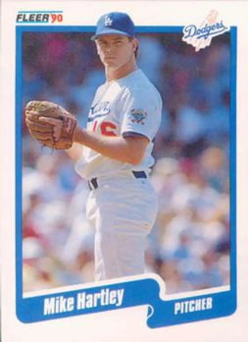 1990 Fleer Update #U-22 Mike Hartley NM-MT Los Angeles Dodgers Baseball Card - Baseball Card Single