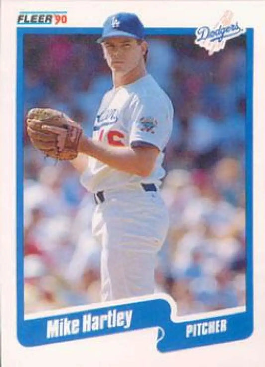 1990 Fleer Update #U-22 Mike Hartley NM-MT Los Angeles Dodgers Baseball Card - Baseball Card Single
