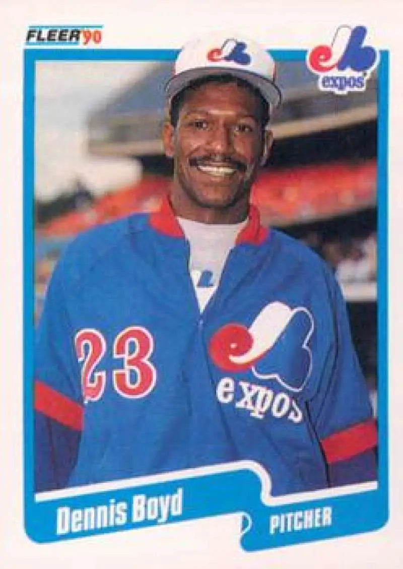 1990 Fleer Update #U-26 Oil Can Boyd NM-MT Montreal Expos Baseball Card - Baseball Card Single