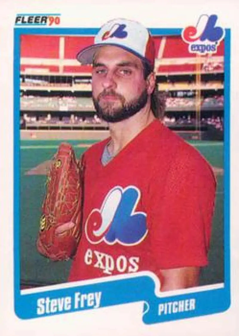 1990 Fleer Update #U-28 Steve Frey NM-MT Montreal Expos Baseball Card - Baseball Card Single
