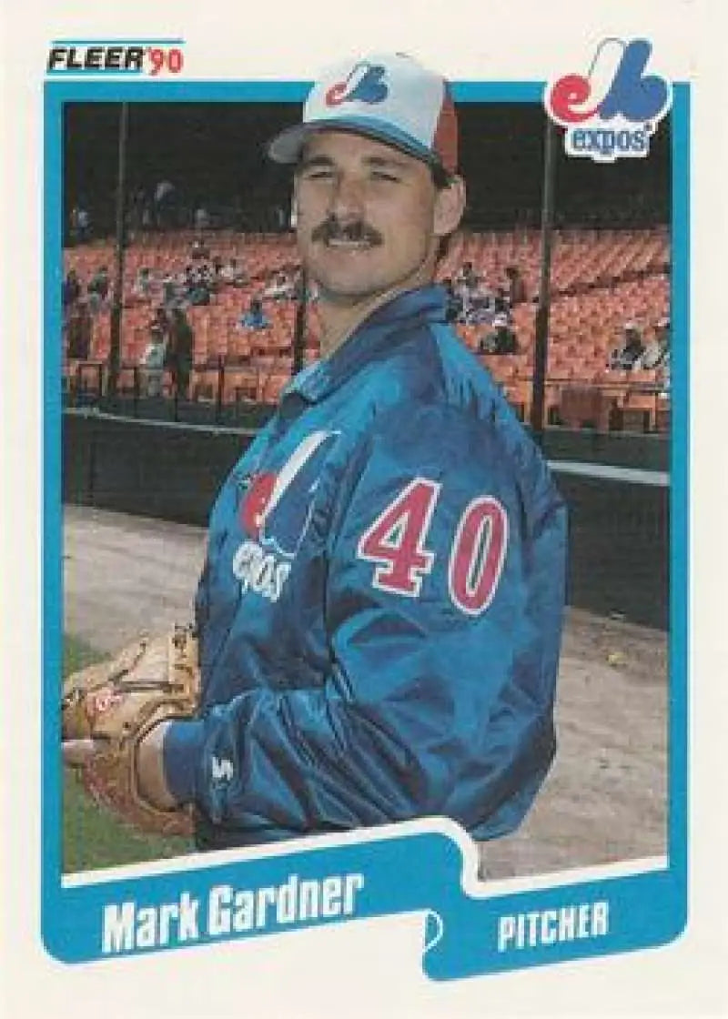 1990 Fleer Update #U-29 Mark Gardner NM-MT Montreal Expos Baseball Card - Baseball Card Single
