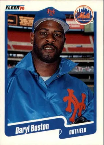 1990 Fleer Update #U-33 Daryl Boston NM-MT Mets ID:12478 - Baseball Card Single