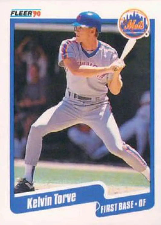 1990 Fleer Update #U-40 Kelvin Torve NM-MT New York Mets Baseball Card - Baseball Card Single