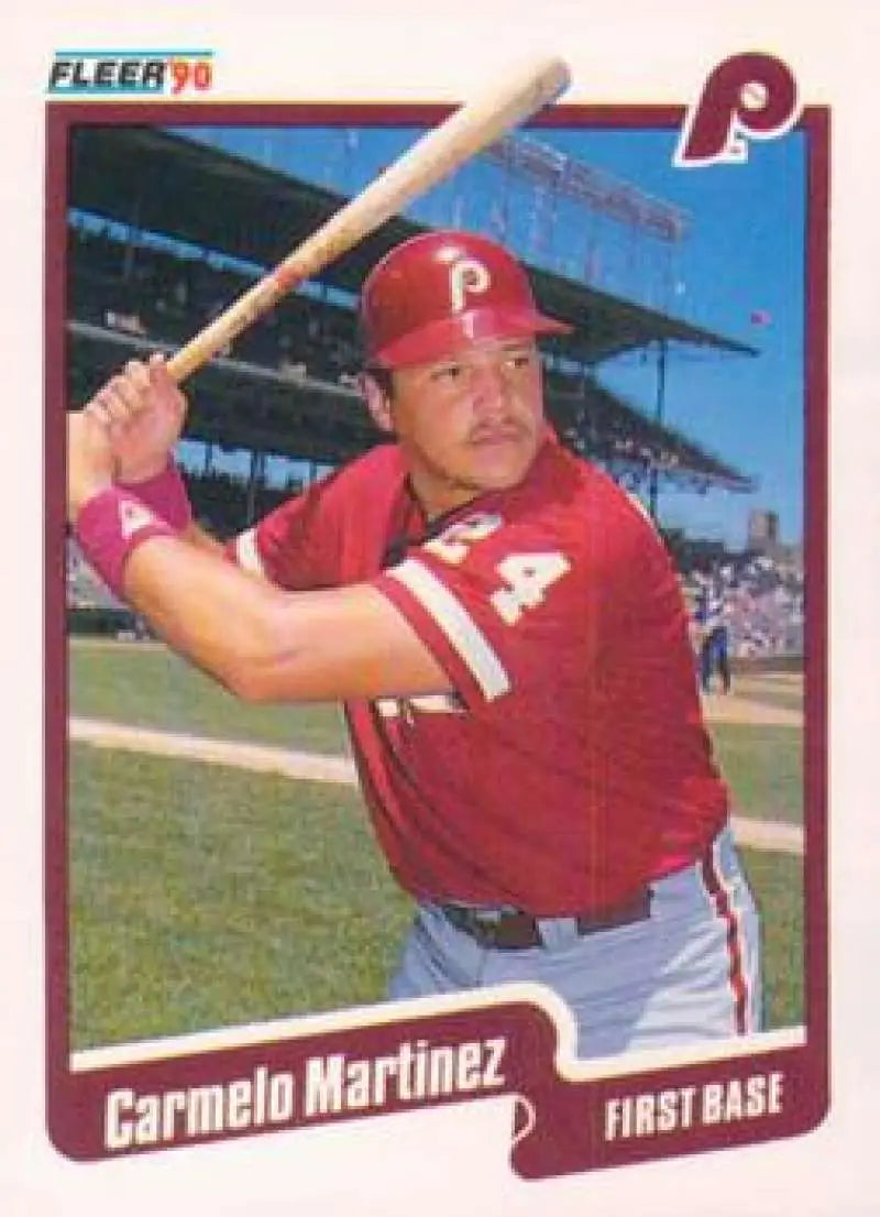 1990 Fleer Update #U-44 Carmelo Martinez NM-MT Philadelphia Phillies Baseball Card - Baseball Card Single