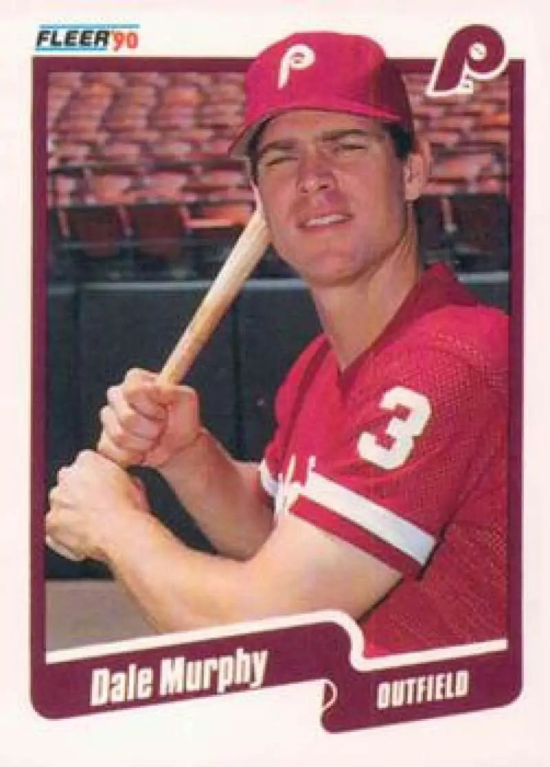 1990 Fleer Update #U-46 Dale Murphy NM-MT Philadelphia Phillies Baseball Card - Baseball Card Single