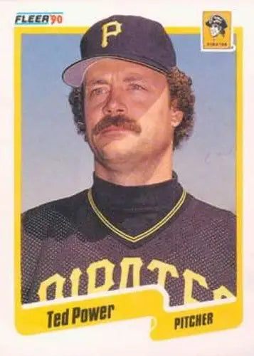 1990 Fleer Update #U-50 Ted Power NM-MT Pirates - Baseball Card Single