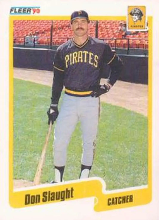 1990 Fleer Update #U-51 Don Slaught NM-MT Pittsburgh Pirates Baseball Card - Baseball Card Single