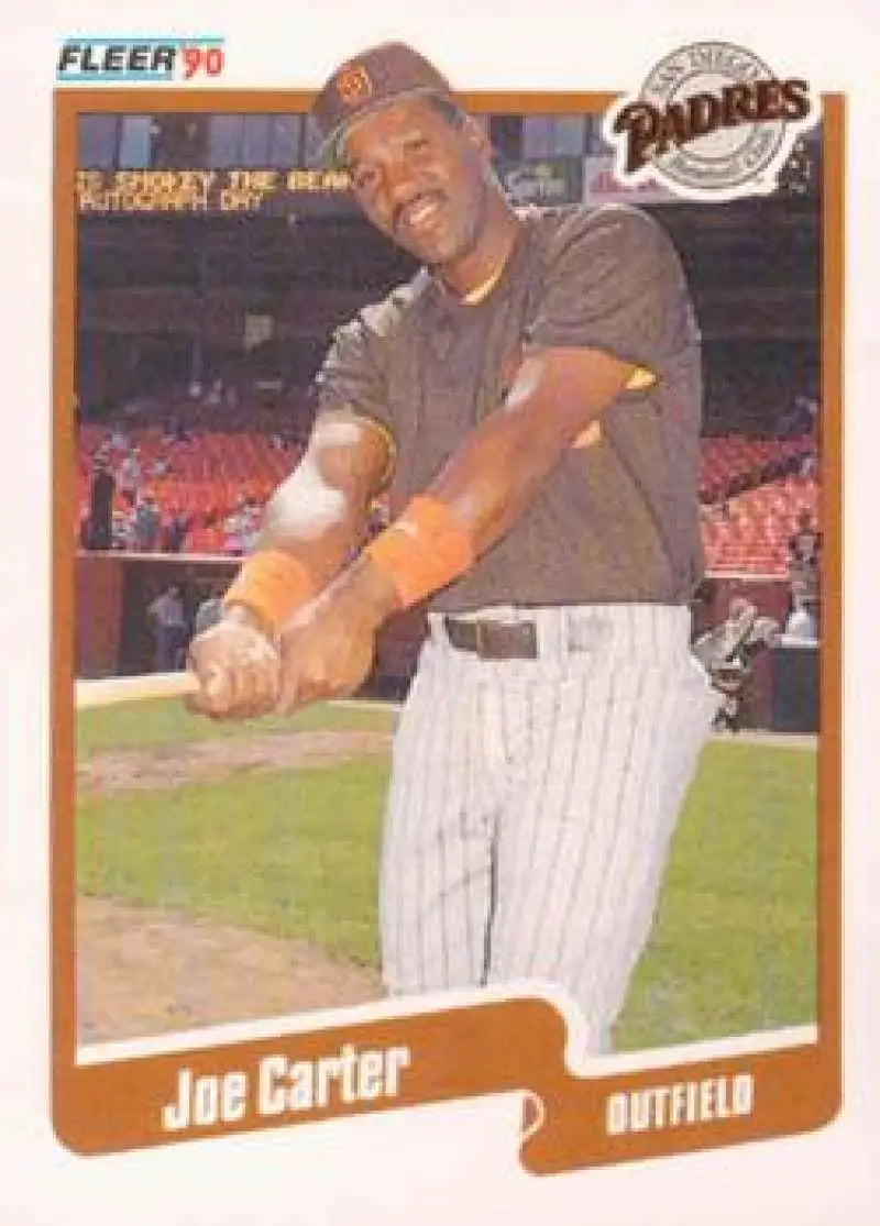 1990 Fleer Update #U-55 Joe Carter NM-MT San Diego Padres Baseball Card - Baseball Card Single